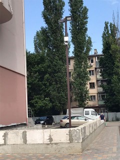 Видеонаблюдение и освещение: в работе